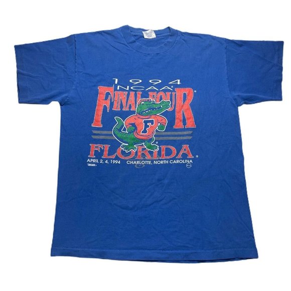 Vintage 90’s Florida Gators T Shirt Final Four NCAA 1994 Size XL Single Stitched - Picture 1 of 8